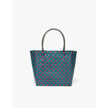 Flower Patterns Handmade PVC Straw Bags