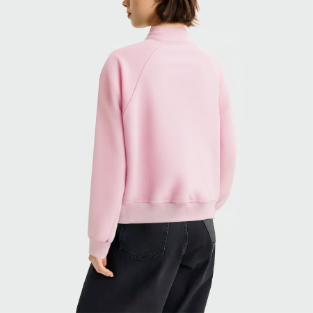 Simple stand collar zipper casual women's jacket