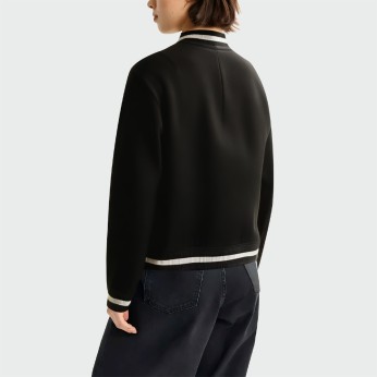 Women's stand collar long sleeve baseball jacket