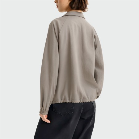 Lapel zipper casual women's jacket