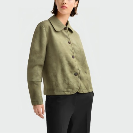 Lapel single-breasted casual women's jacket