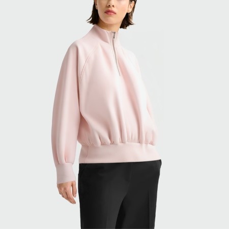 Turtleneck zipper pink casual women's jacket