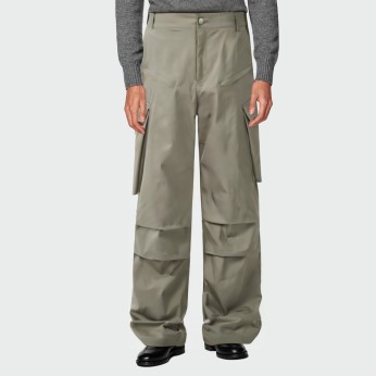 Men's casual elastic waist work trousers