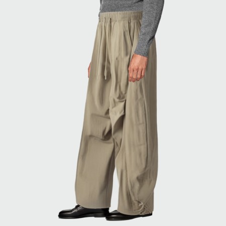 Fashionable patchwork loose men's nylon trousers