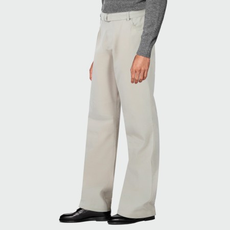 Versatile and simple straight-leg men's casual trousers