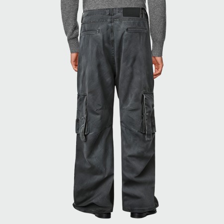 High quality multi-pocket straight-leg men's overalls