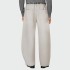Plaid elastic waist loose men's casual trousers