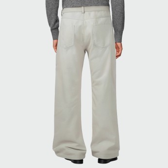 Versatile and simple straight-leg men's casual trousers