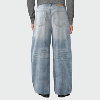 Autumn breathable washed men's jeans