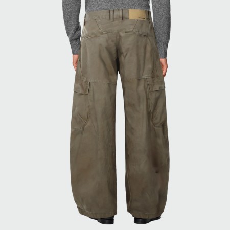 Retro loose multi-pocket men's overalls