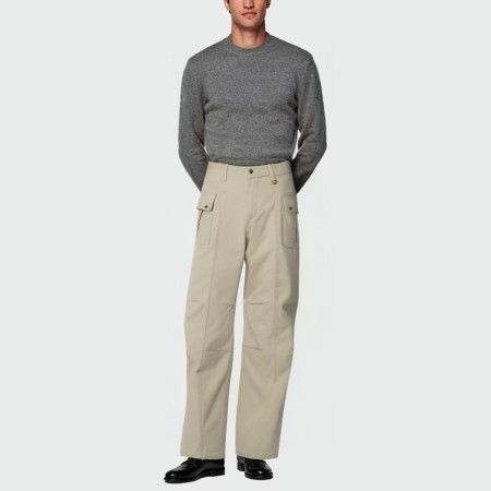 High street fashion men's flared trousers