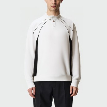 Fashionable loose men's long-sleeved sweatshirt