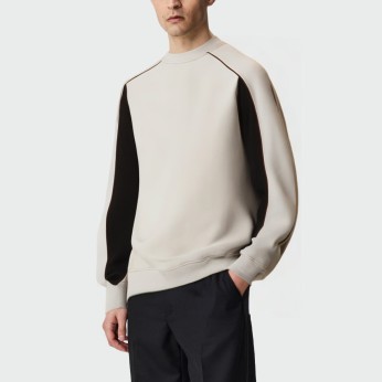 High quality vintage round neck men's tops