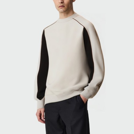 High quality vintage round neck men's tops