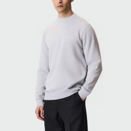 High quality grey crew neck men's top