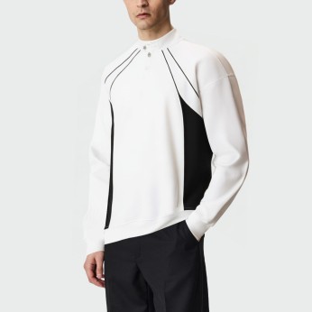 Fashionable loose men's long-sleeved sweatshirt