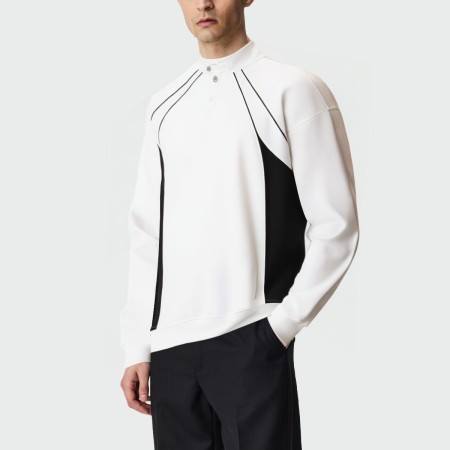 Fashionable loose men's long-sleeved sweatshirt