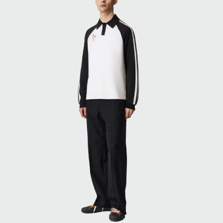 Classic stripe lightweight men's long sleeve top