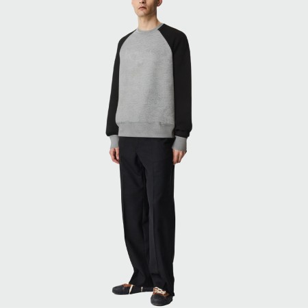 Fashionable round neck dropped shoulder men's top