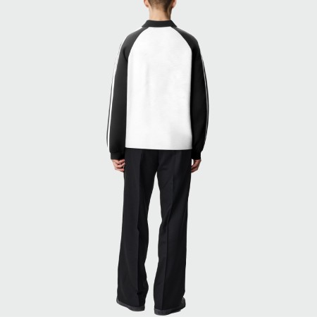 Classic stripe lightweight men's long sleeve top