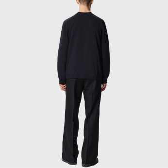 Men's contrasting patchwork crew neck top