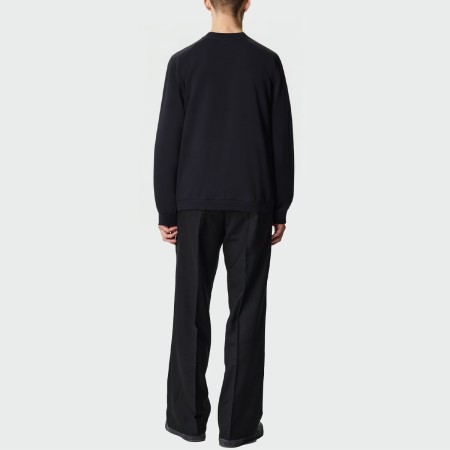 Men's contrasting patchwork crew neck top