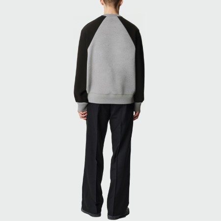 Fashionable round neck dropped shoulder men's top