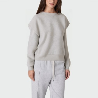 Simple and versatile round neck women's pullover
