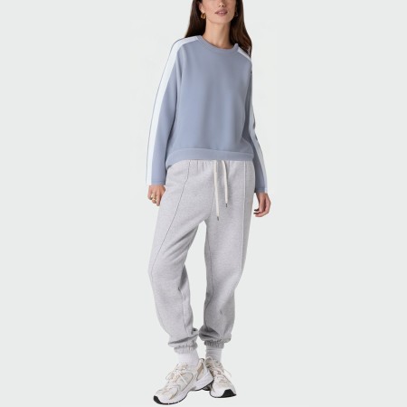 Casual round neck loose women's pullover