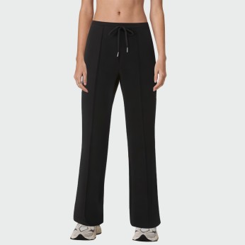 Retro high waist women's flared pants