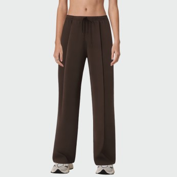 Brown vintage high waist women's pants