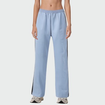 Fashion side stripe breathable women's pants