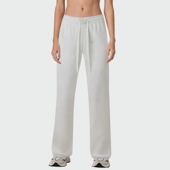 Elastic waist breathable women's flared pants