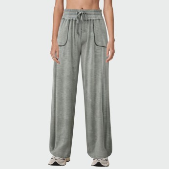 Comfortable casual high waist women's pants