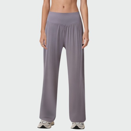 High elastic high waist loose women's pants