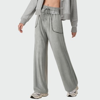 Comfortable casual high waist women's pants