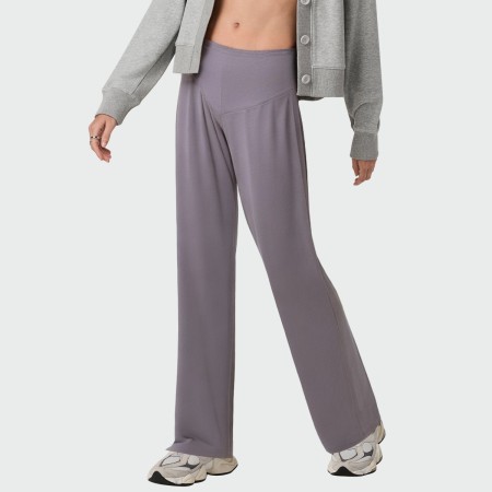 High elastic high waist loose women's pants