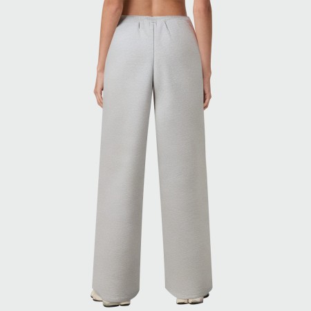 Grey elastic waist breathable women's pants