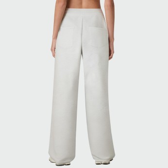 Elastic waist breathable women's flared pants