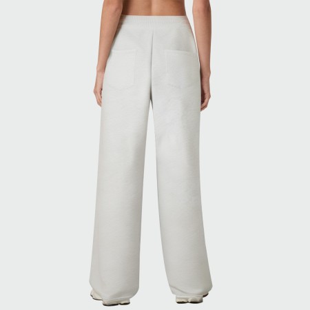 Elastic waist breathable women's flared pants