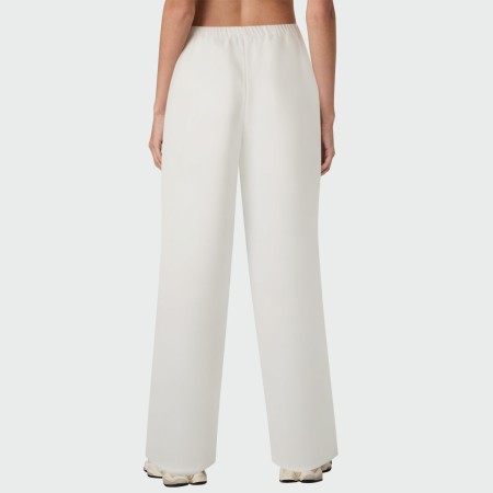 White high-elastic women's casual pants