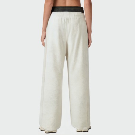 Loose elastic double waist women's casual pants