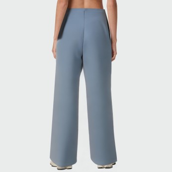 Blue fashionable women's flared pants