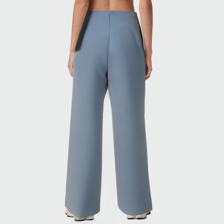 Blue fashionable women's flared pants