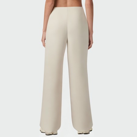 Comfortable high waist women's flared pants