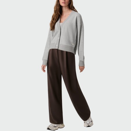 Brown vintage high waist women's pants