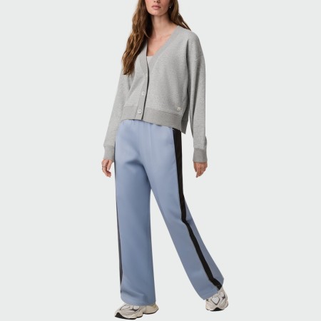 Fashion side stripe breathable women's pants