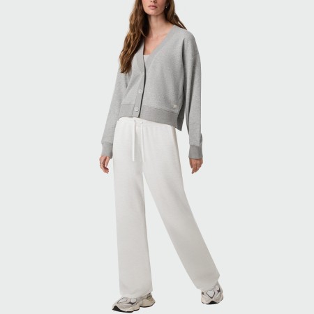 Elastic waist breathable women's flared pants