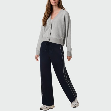 Autumn side stripe high waist women's jeans