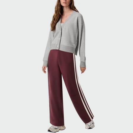 Vintage high waist lace striped women's pants